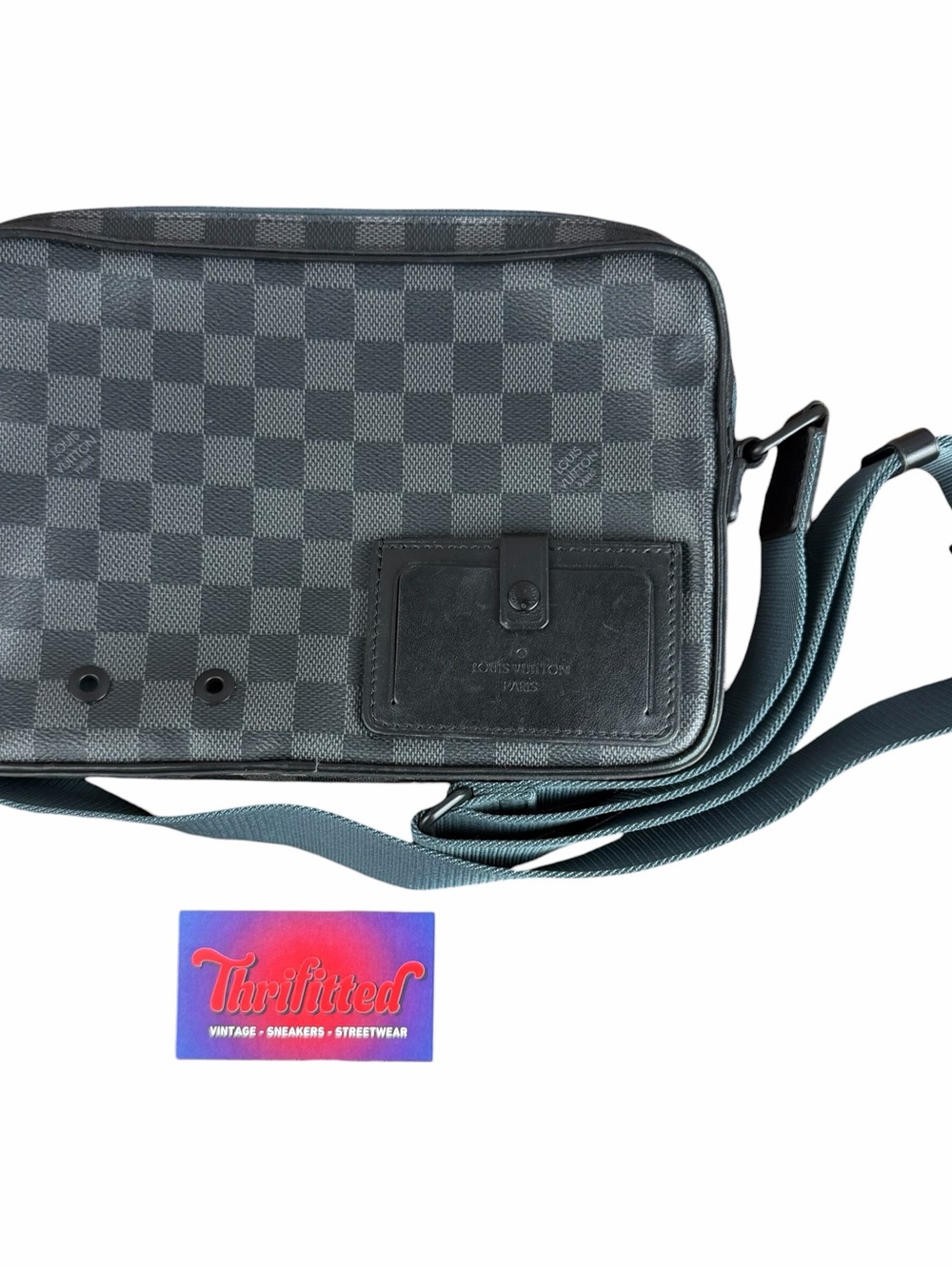 Louis Vuitton Damier Graphite Alpha Messenger Bag Crossbody Shoulder Bag N40188
